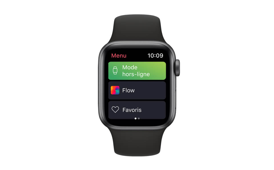 Deezer app on Apple Watch, Garmin and Fitbit